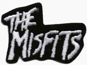 MISFITS - OLD LOGO CUT OUT EMBROIDERED PATCH