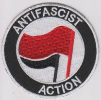 EMBROIDERED PATCH - ANTI FASCIST ACTION