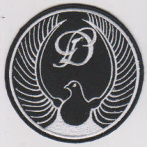 DISCHARGE - DOVE EMBROIDERED PATCH