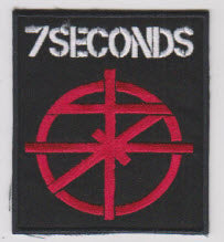 7 SECONDS - 7 SECONDS WITH LOGO EMBROIDERED PATCH