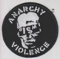 GISM - ANARCHY VIOLENCE (CIRCLE) EMBROIDERED PATCH