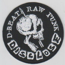 DISCLOSE - D BEAT RAW PUNK EMBROIDERED PATCH