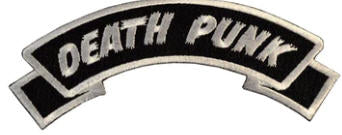 EMBROIDERED PATCH - ARCH DEATH PUNK PATCH