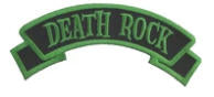 EMBROIDERED PATCH - DEATH ROCK PATCH