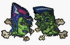 EMBROIDERED PATCH - FRANK BEATTIE (THE PAIR) PATCH