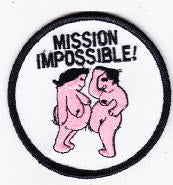 EMBROIDERED PATCH - MISSION IMPOSSIBLE PATCH