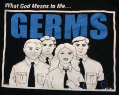 GERMS - WHAT GOD MEANS TO ME BACK PATCH