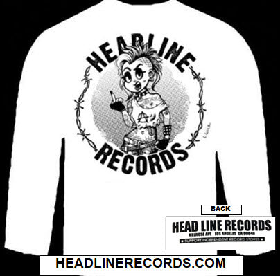 HEADLINE RECORDS - THE PUNKETTE BY LARRY WELZ LONG SLEEVE