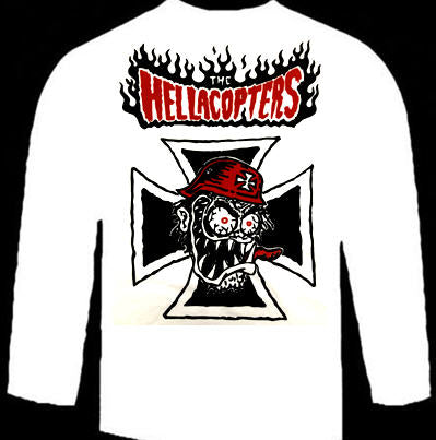 HELLACOPTERS - IRON CROSS MONSTER LONG SLEEVE TEE SHIRT