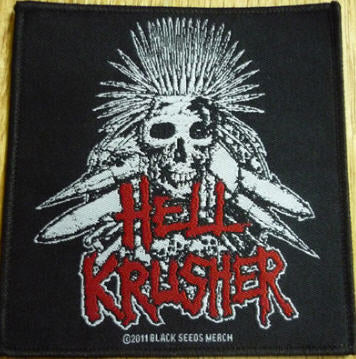 HELLKRUSHER - LOGO EMBROIDERED PATCH