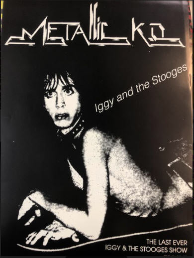IGGY & THE STOOGES - METALLIC KO POSTER