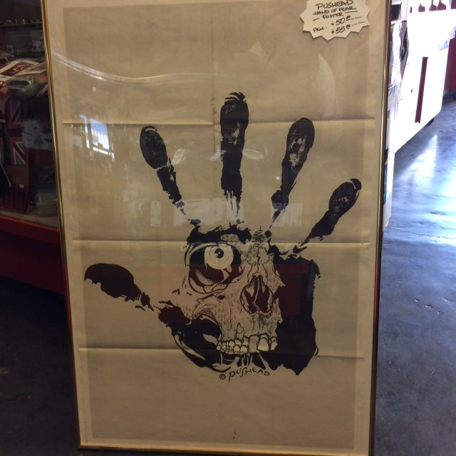 RARE POSTER - HAND OF FEAR PUSHEAD POSTER