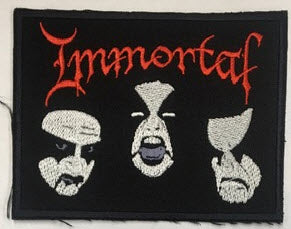 IMMORTAL - FACES COLOR EMBROIDERED PATCH
