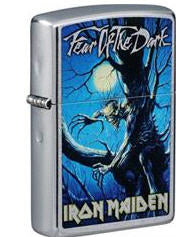 IRON MAIDEN - FEAR OF THE DARK ZIPPO LIGHTER REFILL METAL