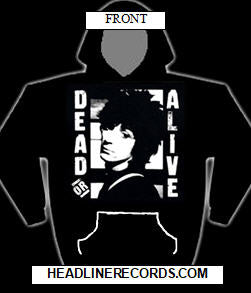 JOHNNY THUNDERS - DEAD OR ALIVE HOODIE SWEATSHIRT