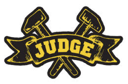 JUDGE - JUDGE LOGO DIE CUT STICKER