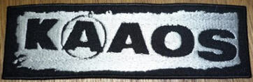 KAAOS - KAAOS EMBROIDERED PATCH