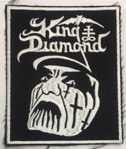 KING DIAMOND - FACE EMBROIDERED PATCH