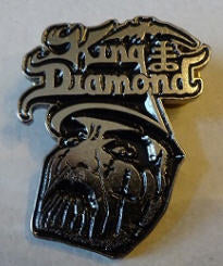 KING DIAMOND - FACE WITH KING DIAMOND METAL PIN