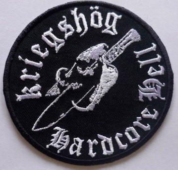 KRIEGSHOG - HARDCORE HELL EMBROIDERED PATCH