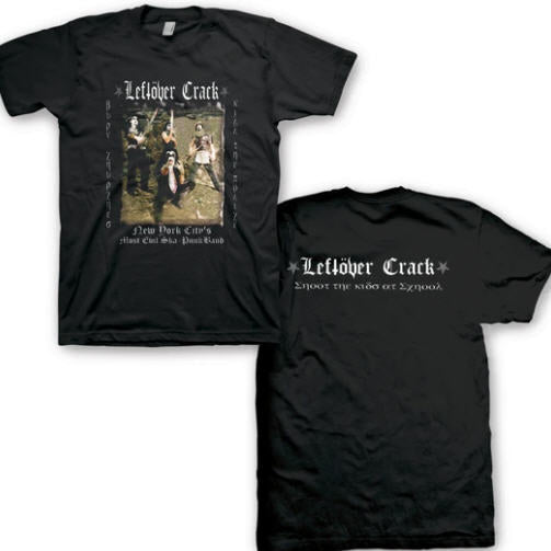 LEFTOVER CRACK - BLACK METAL TEE SHIRT