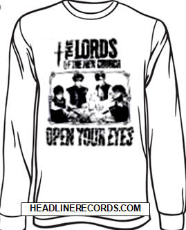 LORDS OF THE NEW CHURCH - OPEN YOUR EYES LONG SLEEVE TEE SHIRT