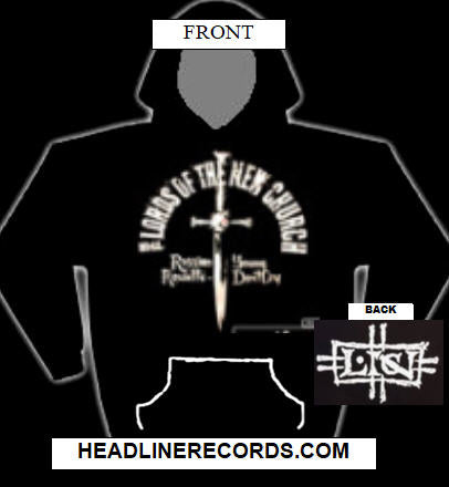 LORDS OF THE NEW CHURCH - RUSSIAN ROULETTES HOODIE SWEATSHIRT