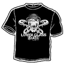 LOWER CLASS BRATS - SKULL TEE SHIRT