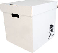 LP RECORD CARDBOARD STORAGE BOX