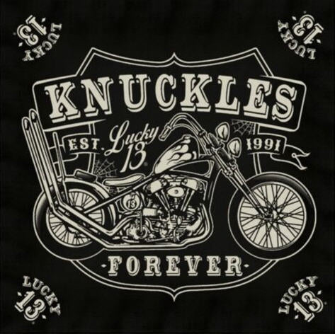 LUCKY 13 - KNUCKLE FOREVER BANDANA