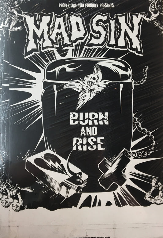 MAD SIN - BURN AND RISE POSTER