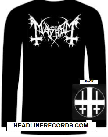 MAYHEM - LOGO LONG SLEEVE TEE SHIRT