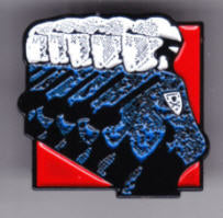 MDC - COPS CUT OUT ENAMEL PIN BADGE