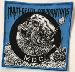 MDC - MULTI DEATH CORPORATIONS EMBROIDERED PATCH