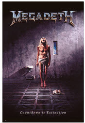 MEGADETH - COUNTDOWN TO EXTINCTION POSTER