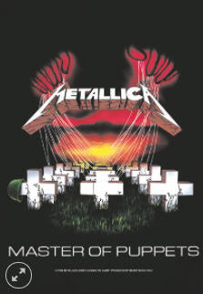 METALLICA - MASTER OF PUPPETS COUNTER TOP POSTER