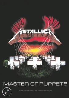 METALLICA - MASTER OF PUPPETS FABRIC FLAG BANNER