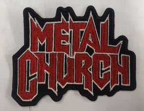 METAL CHURCH - METAL CHURCH CUT OUT EMBROIDERED PATCH