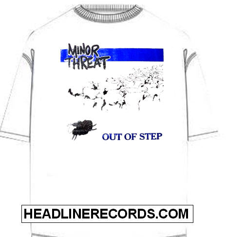 MINOR THREAT - OUT OF STEP TEE SHIRT