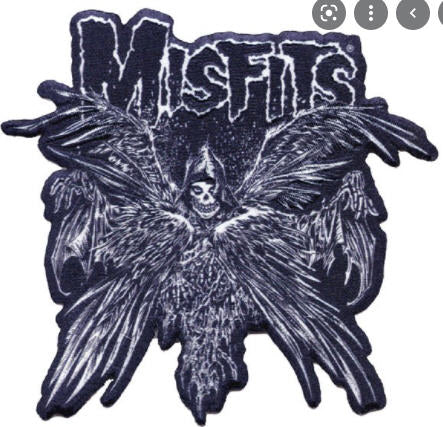 MISFITS - DESCENDING ANGEL EMBROIDERED PATCH