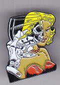 MISFITS - DIE DIE MY DARLING CUT OUT ENAMEL PIN