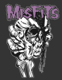 MISFITS - PUSHEAD EYEBALL ENAMEL PIN