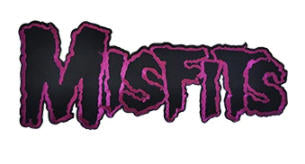 MISFITS - MISFITS  BIG DIE CUT EMBROIDERED BACK PATCH