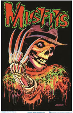 MISFITS - NIGHTMARE FRIEND BLACKLIGHT POSTER