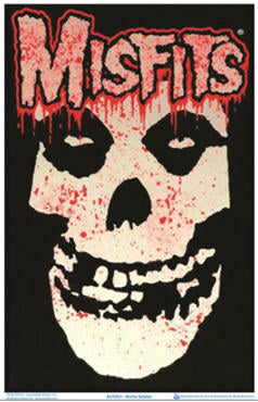 MISFITS - SPLATTER BLACKLIGHT POSTER