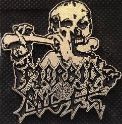 MORBID ANGEL - SKULL PLAYING FLUTE METAL PIN