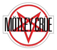 MOTLEY CRUE - LOGO STICKER