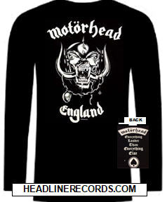 MOTORHEAD - LOGO LONG SLEEVE TEE SHIRT