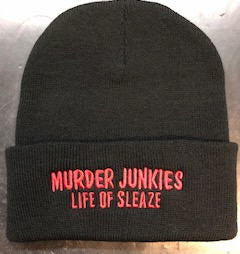 MURDER JUNKIES - LIFE OF SLEAZE BEANIE