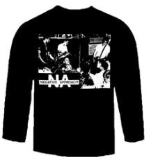 NEGATIVE APPROACH - LIVE LONG SLEEVE TEE SHIRT